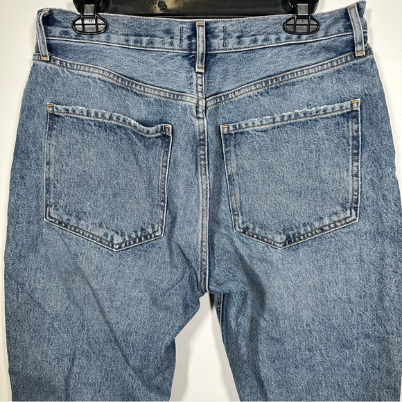 Agolde Riley High Rise Straight Crop in Frequency - Picture 12 of 16